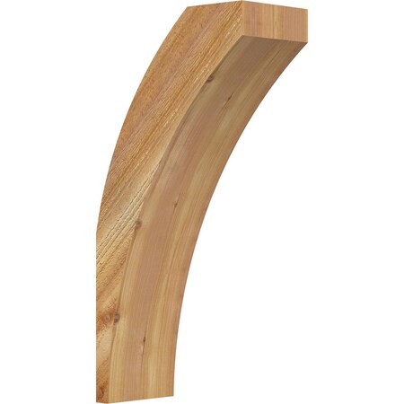 Ekena Millwork 6"W x 12"D x 24"H Thorton Rough Sawn Knee Brace, Western Red Cedar BRC06X12X24THR00RWR